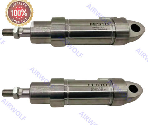 ISO6432 Stainless Steel ATEX II 2G Festo Round Cylinder Double Acting 12mm To 100mm 8152552  CRDSNU-16-40-P-A 2159637  CRDSNU-B-25-25-PPS-A-MG-A1