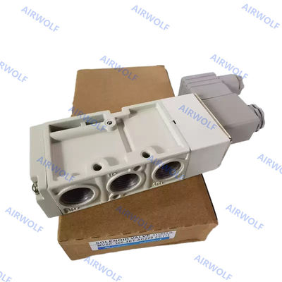 MVSC-300-4E1 MVSC-300-4E2 3/8 Mindman 5/2 Way Pneumatic Solenoid Valves 0.2-0.8Mpa Aluminum DC24V AC220V AC110V DC12V