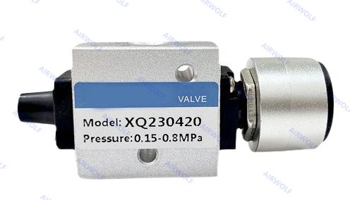XQ Series Aluminum Pneumatic Manual Valve with 0-1.0MPa Operating Pressure and -10~+60 ℃ Working Temperature for 1/8" Port Size