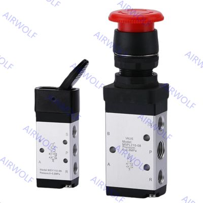 AIRTAC M5 Series 5/2 way Pneumatic Mechanical Control Valve 1/8", 1/4" with 0~1.0MPa Operating Pressure –20~+70℃ Working Temperature Range and Directional Control Function