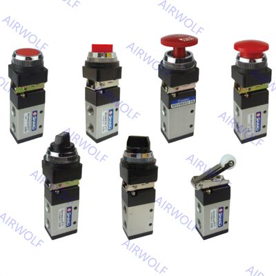 MSV8652-02R MSV8652-02TB MSV8652-02LB MSV8652-02PB SHAKO 5/2 way Mechanical Valve 1/4"