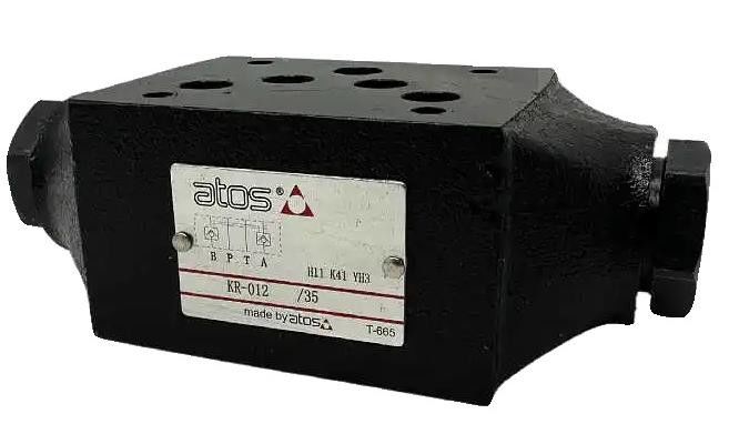 pilot operated ATOS Modular hydraulic check valve ISO 4401 SKR Sizes 06 And 10 SKR-012/4 10S