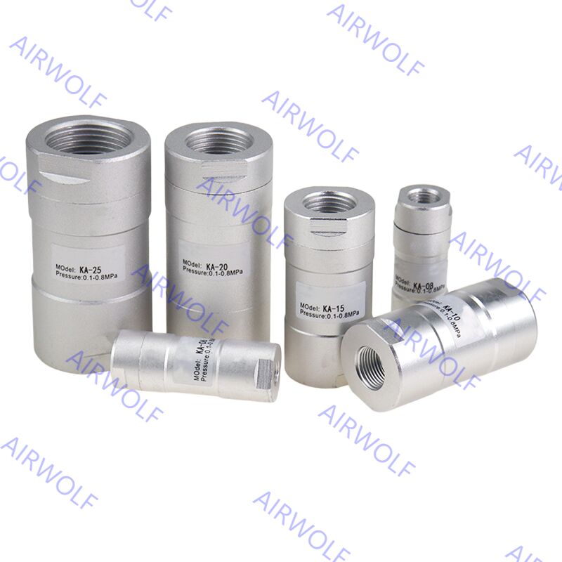 KA Series KA-25, KA-32, KA-40, KA-50 Air Flow Control One-way Check Valve 1", 1"1/4, 1"1/2, 2"