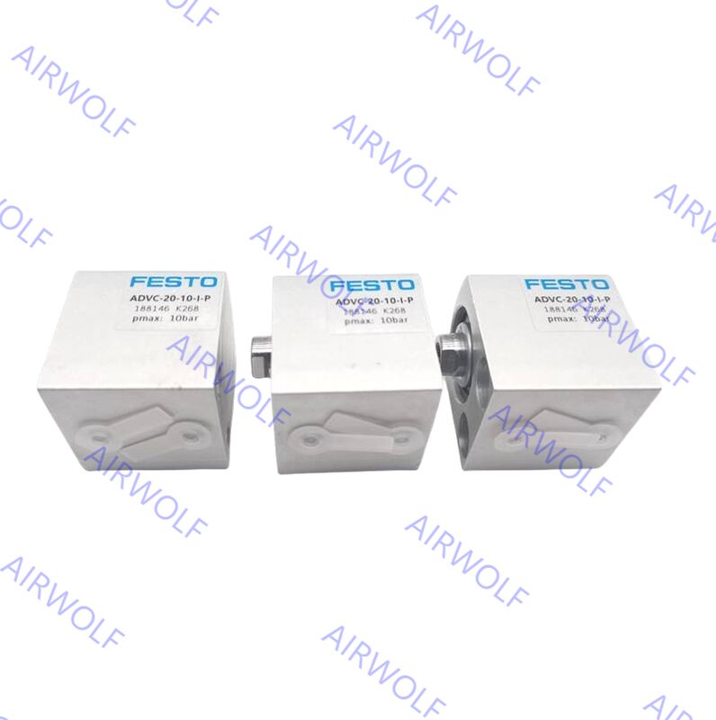 Festo ADVC-20-5-A-P-A,-10,-15,-20,-25 ADVC-20-5-I-P-A,-10,15,-20,-25 Double-Acting Short-stroke Cylinders