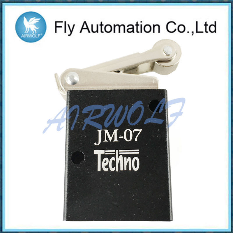Reduce Noise Pneumatic Manual Valve JM-07 Pollution Black Roller Type