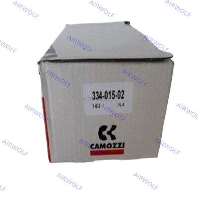 Válvula solenoide Camozzi 3/2 5/2 vías 1/8 1/4 Puerto 24V DC 230V AC 334-015-02 344-015-02 358-015-02 354-015-02 334-015-02-G77 334-015-02-G7J 334-015-02-G7K 334-015-02-G73 334-015-02-G72 344-015-02-G77