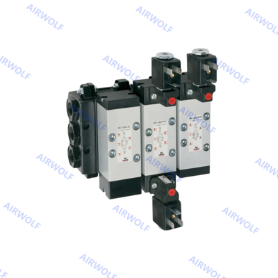Válvula solenoide Camozzi 5/2 5/3 vías ISO5599/1 24V DC 230V AC Tamaño 1 2 3 951-000-P11-23 951-000-P15-23 952-000-P15-23 951-000-P11-23-G77 951-000-P11-23-G7J 951-000-P11-23-G7K 951-000-P11-23-G73