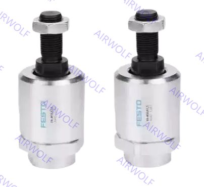Accesorios de barras de pistón de acero Festo de caja endurecida Acoplador de barras de autoaliniación de la serie FK con compensación de ángulo de ± 4 ° y 0.5, 0.7, 1 Centro de la esfera Compensación radial