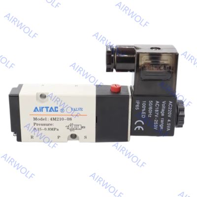 4M110-M5/06, 4M120-M5/06 AIRTAC Serie 4M 5/2 de manera NAMUR válvula de solenoide eléctrico M5, 1/8